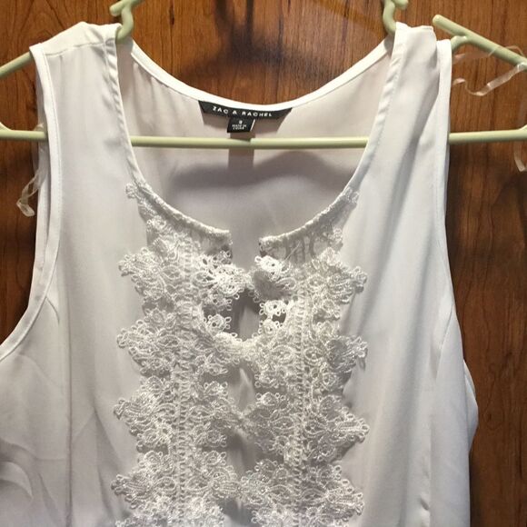 NWT Zac & Rachel Women’s Size S Sleeveless Blouse - Picture 3 of 9